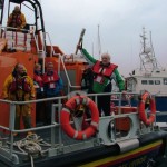 Donaghadee and Bangor RNLI welcome Commonwealth Games baton