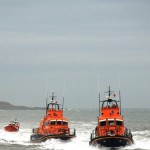 Three lifeboats take part in RNLI exercise off the Copeland islands